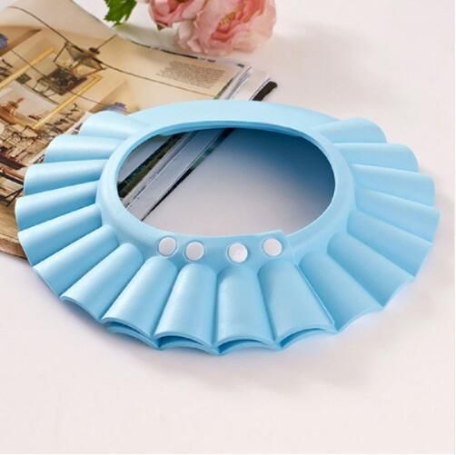 Adjustable Waterproof Baby Shower Cap - EVA Material Kids Bath Hat