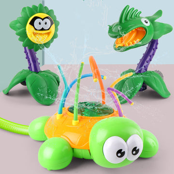 Cartoon Rotating Sprinkler Bath Toy - Indoor and Outdoor Water Toy