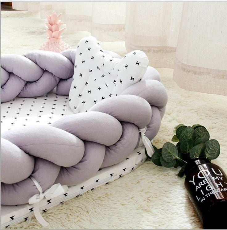 Portable Foldable Cotton Crib - 90x55x15cm