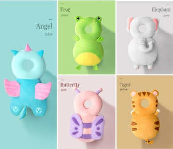 Toddler Head Protection Pad - Animal Plush Neck Support 33x19cm