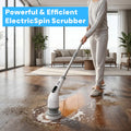Cordless Electric Spin Scrubber – 9 Cleaning Heads