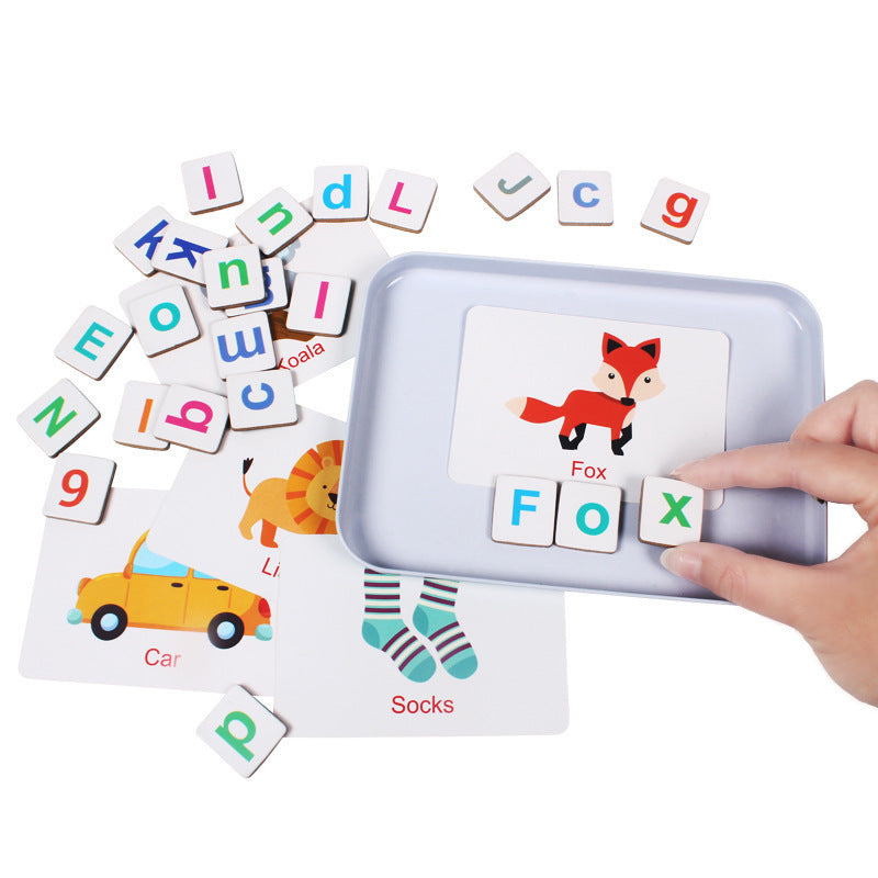 Wooden Magnetic Letters and Numbers Educational Toy Set