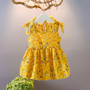 Baby Girls Sleeveless Floral Summer Dress