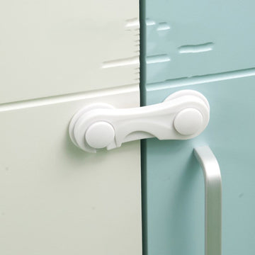 Baby Safety Protection Lock - White Child Safety Drawer Lock