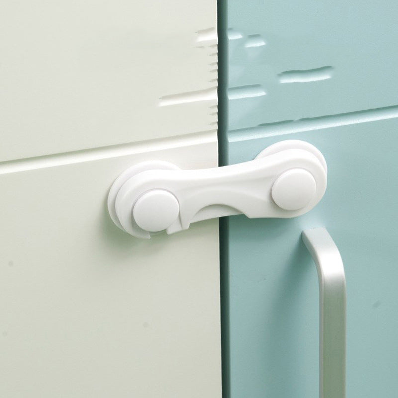 Baby Safety Protection Lock - White Child Safety Drawer Lock