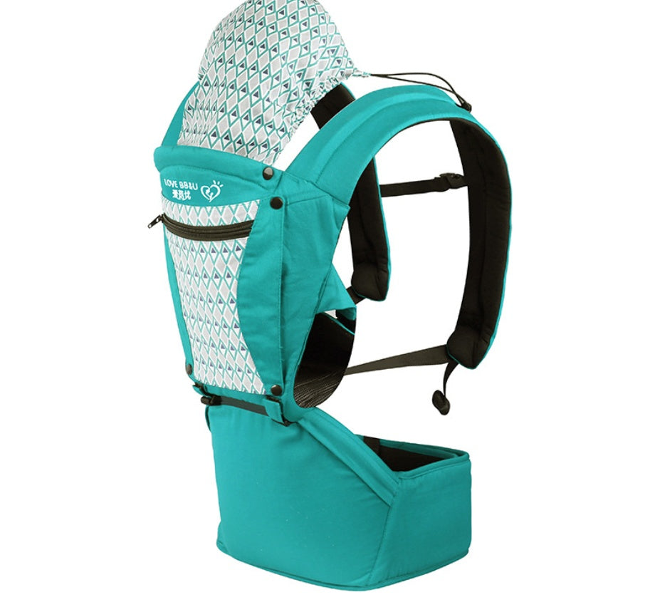 Cotton Baby Carrier - One Size Multi-Position Shoulder Strap