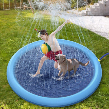Non-Slip Splash Pad - 150cm Inflatable Water Play Mat