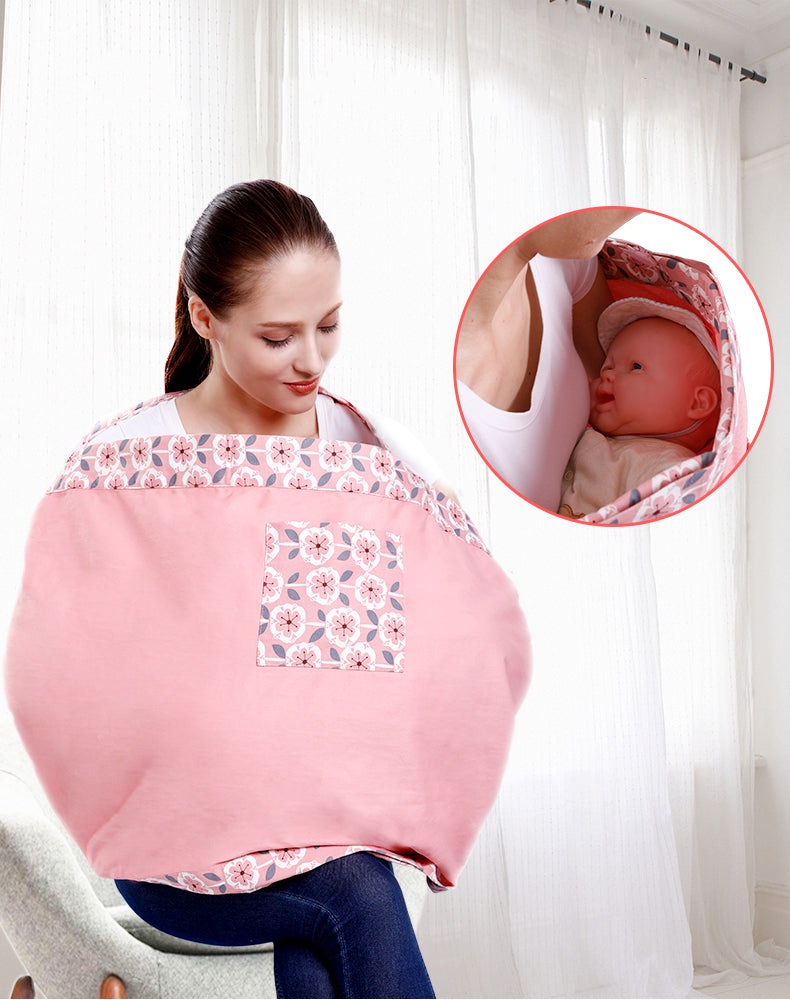 Adjustable Baby Wrap Carrier Sling - Soft Cotton & Mesh Breathable