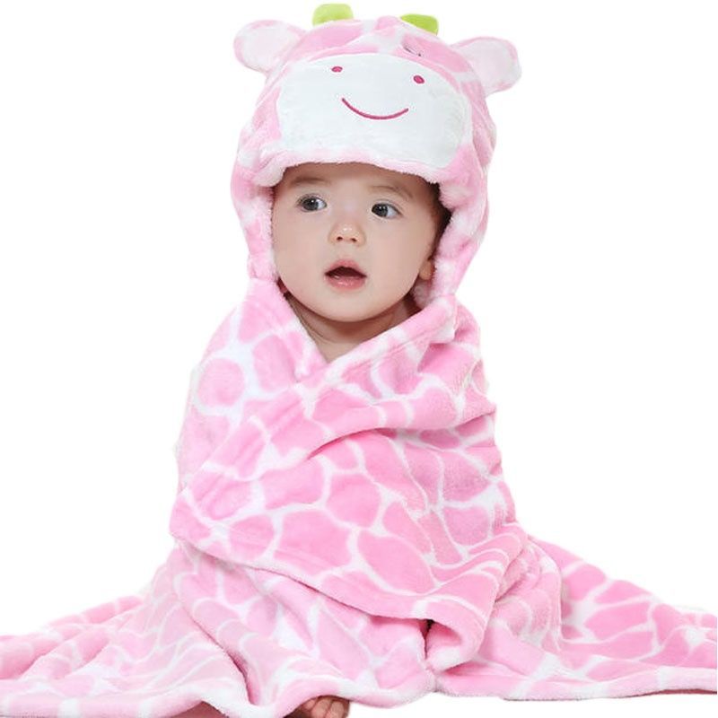Baby Bath Towel - Flannel Multifunctional 75x95cm