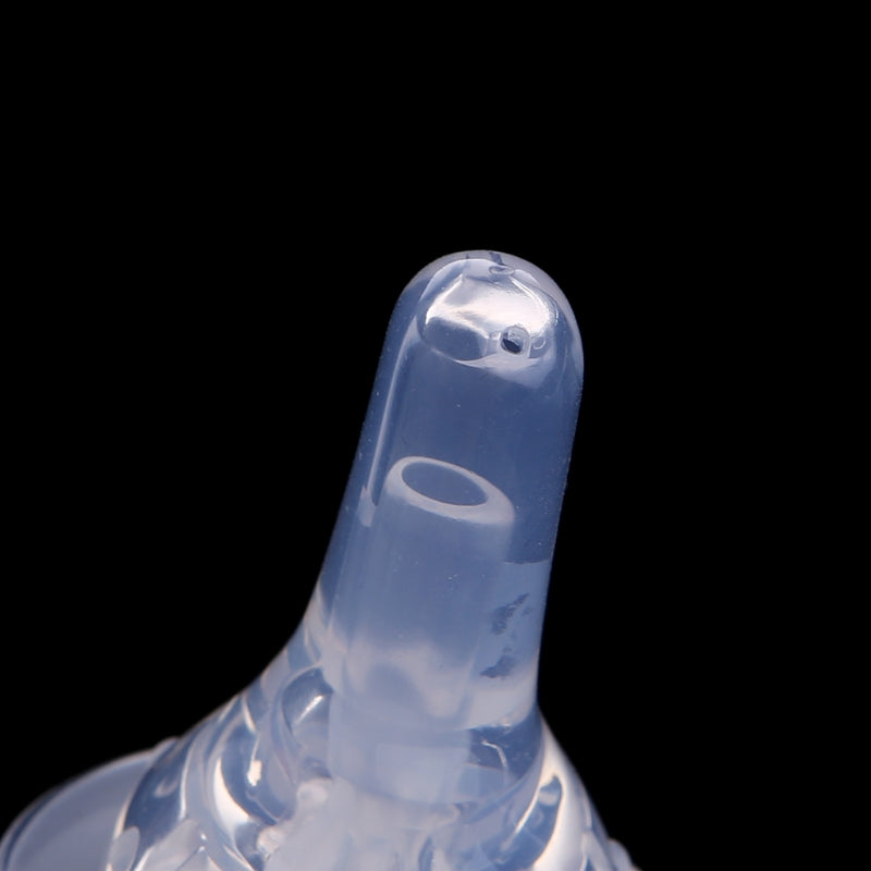 Baby Pacifier Medicine Syringe Feeder - Silicone & PP White