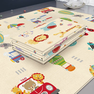 Baby Crawling Mat 180x100cm LDPE Lion King & Green World