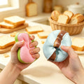 slow -rise toast squishy - stress relief and sensory toy 
