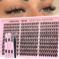 Lash Clusters Kit Wispy Natural DIY Extension 10-16Mm for Clean Makeup Daily 