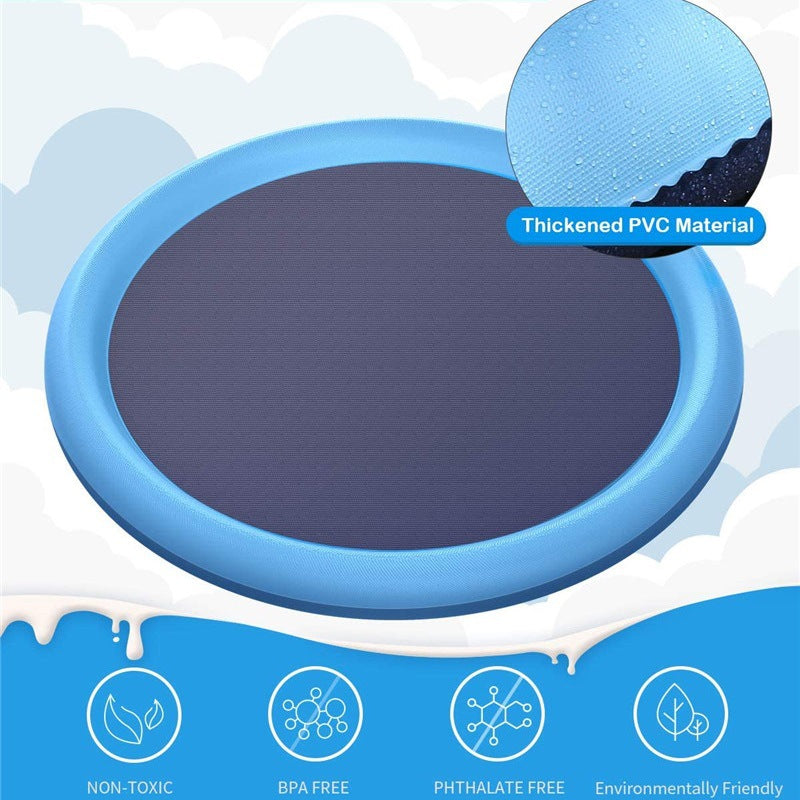 Non-Slip Splash Pad - 150cm Inflatable Water Play Mat