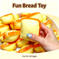 slow -rise toast squishy - stress relief and sensory toy 