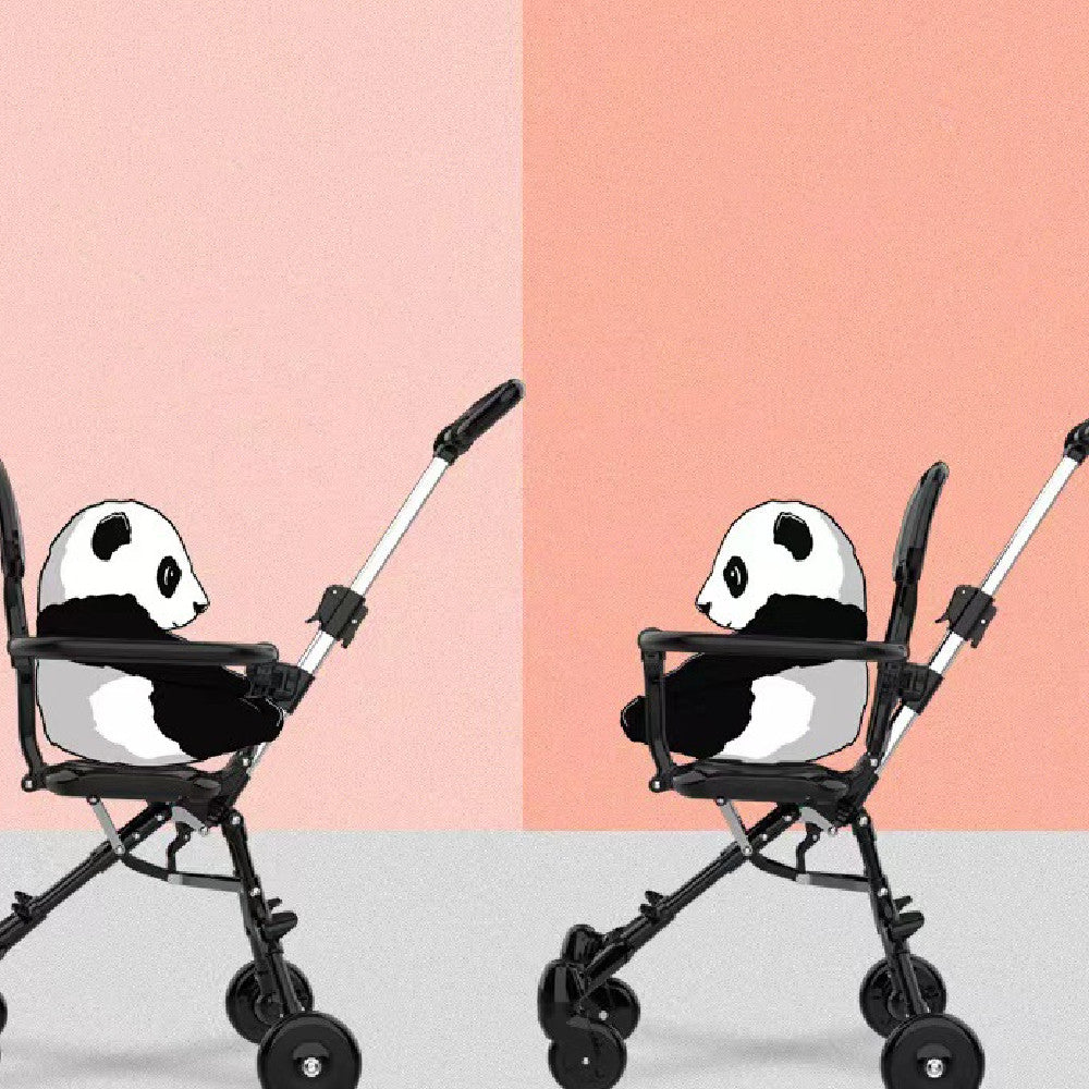Reversible Folding Baby Stroller - Lightweight Iron Frame