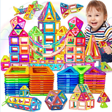 Magnetic Building Blocks - DIY Construction Toy Set for Kids