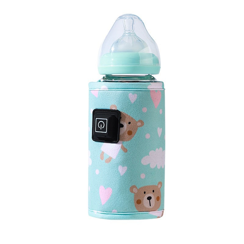 USB Portable Baby Bottle Warmer - Thermostatic Heating Bag
