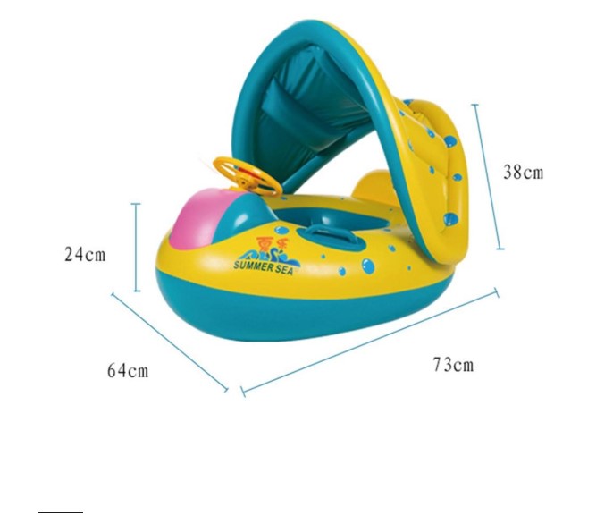 Baby Pool Float - Plastic Swimming Toy for Ages 4-6