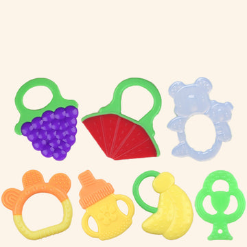 Baby Fruit Teething Toy - Soft Food Grade Silicone Teether