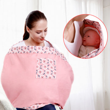 Adjustable Baby Wrap Carrier Sling - Soft Cotton & Mesh Breathable
