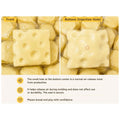  Cheese-Cube Squishy Toy - slow-rise squeeze toy