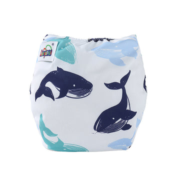 Baby Waterproof Cotton Training Pants - Cartoon Cloth Diaper