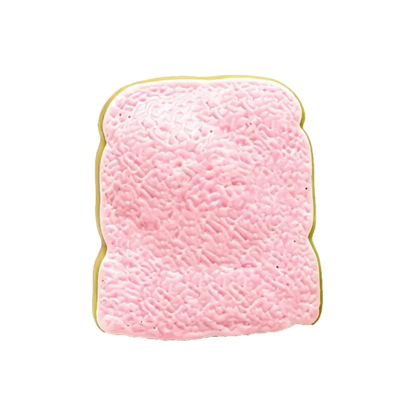slow -rise toast squishy - stress relief and sensory toy 