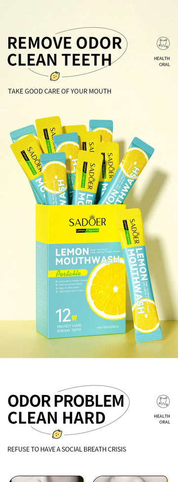 20pcs 10ml Portable Mouthwash for Fresh Breath