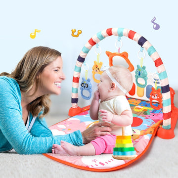 Baby Fitness Play Gym with Musical Pedal Piano Toy