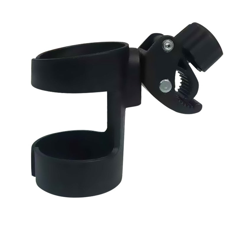 Baby Stroller Cup and Feeding Bottle Holder - Black/Mint Green