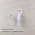 Baby syringe medicine feeder